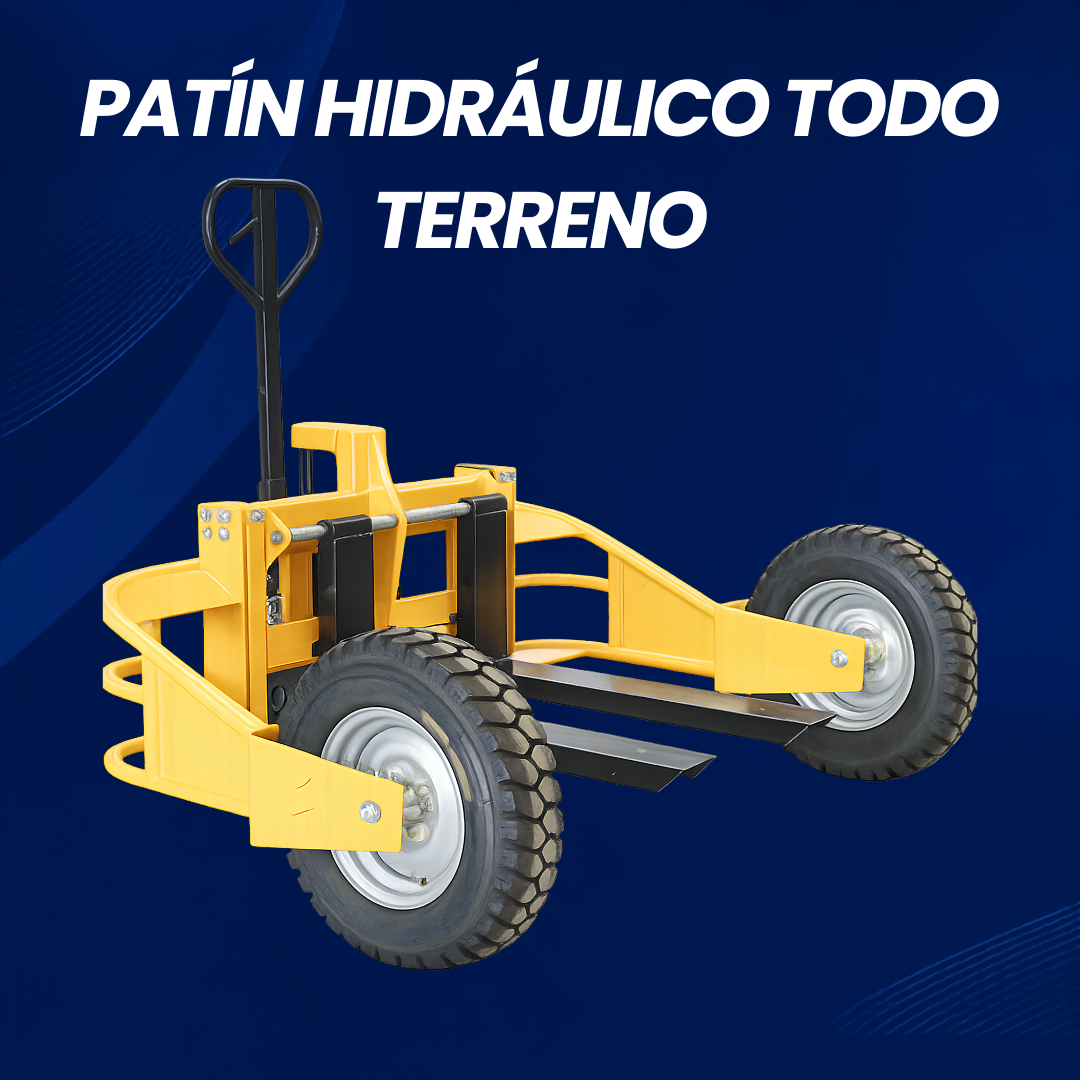 Patín hidráulico Red Power de 3 toneladas